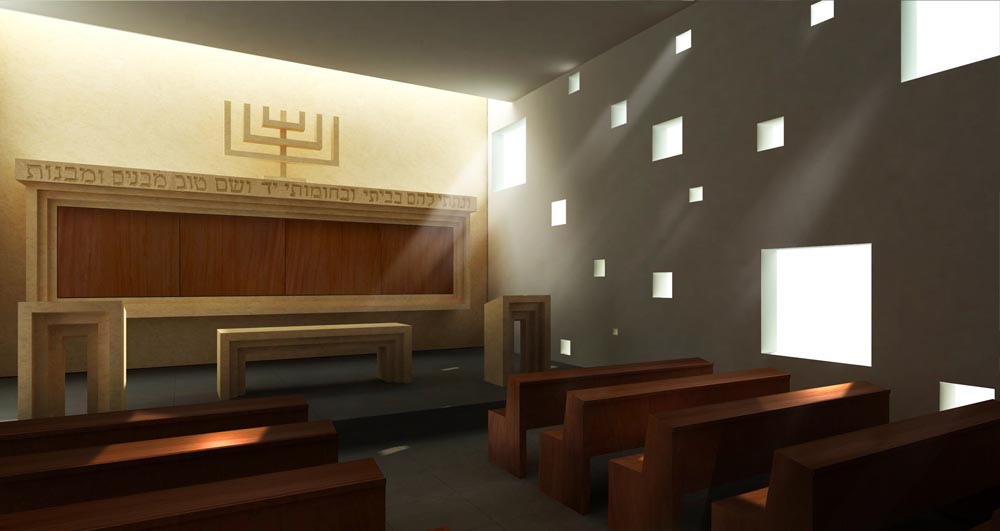 Synagogue  Epynay sur Seine : la salle de prires